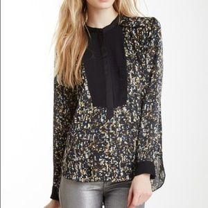 Rebecca Taylor Sequin Print Henley